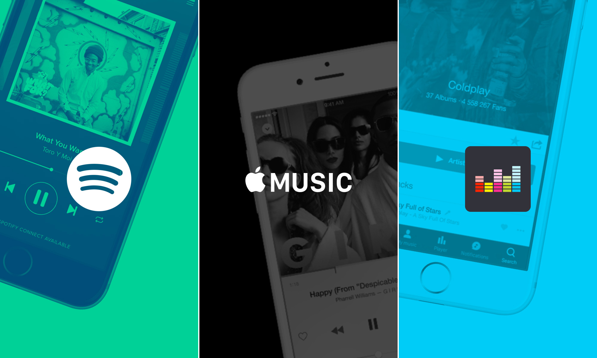 Deezer vs. Spotify vs. Apple Music - testovali sme ich v UX labe
